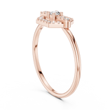 Gold Ring HLR-196, Rose Gold