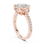 Gold Ring DDLR-880, Rose Gold, view 1