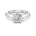 Gold Ring DDLR-574, White Gold, view 4