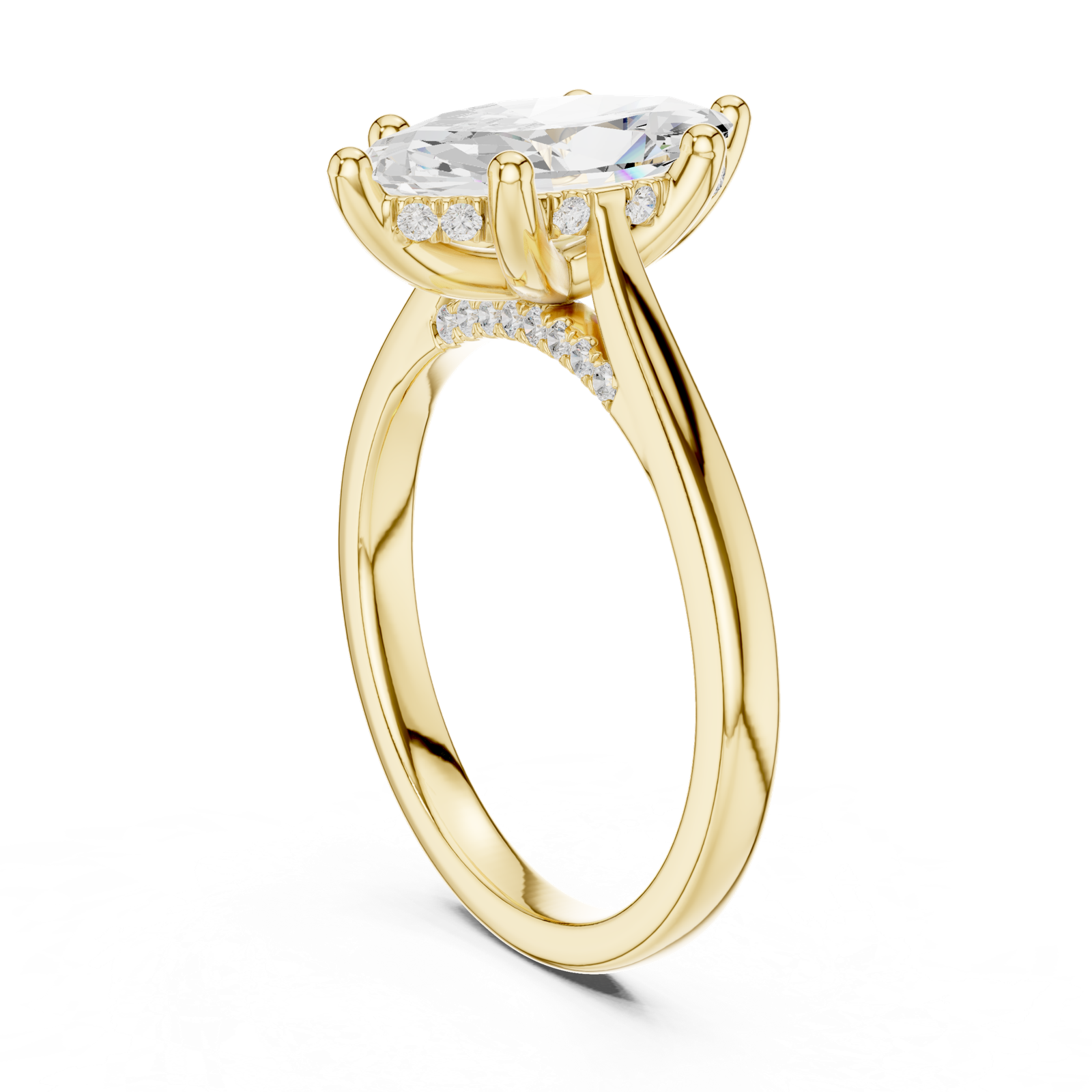 Gold Ring DDLR-985, Yellow Gold