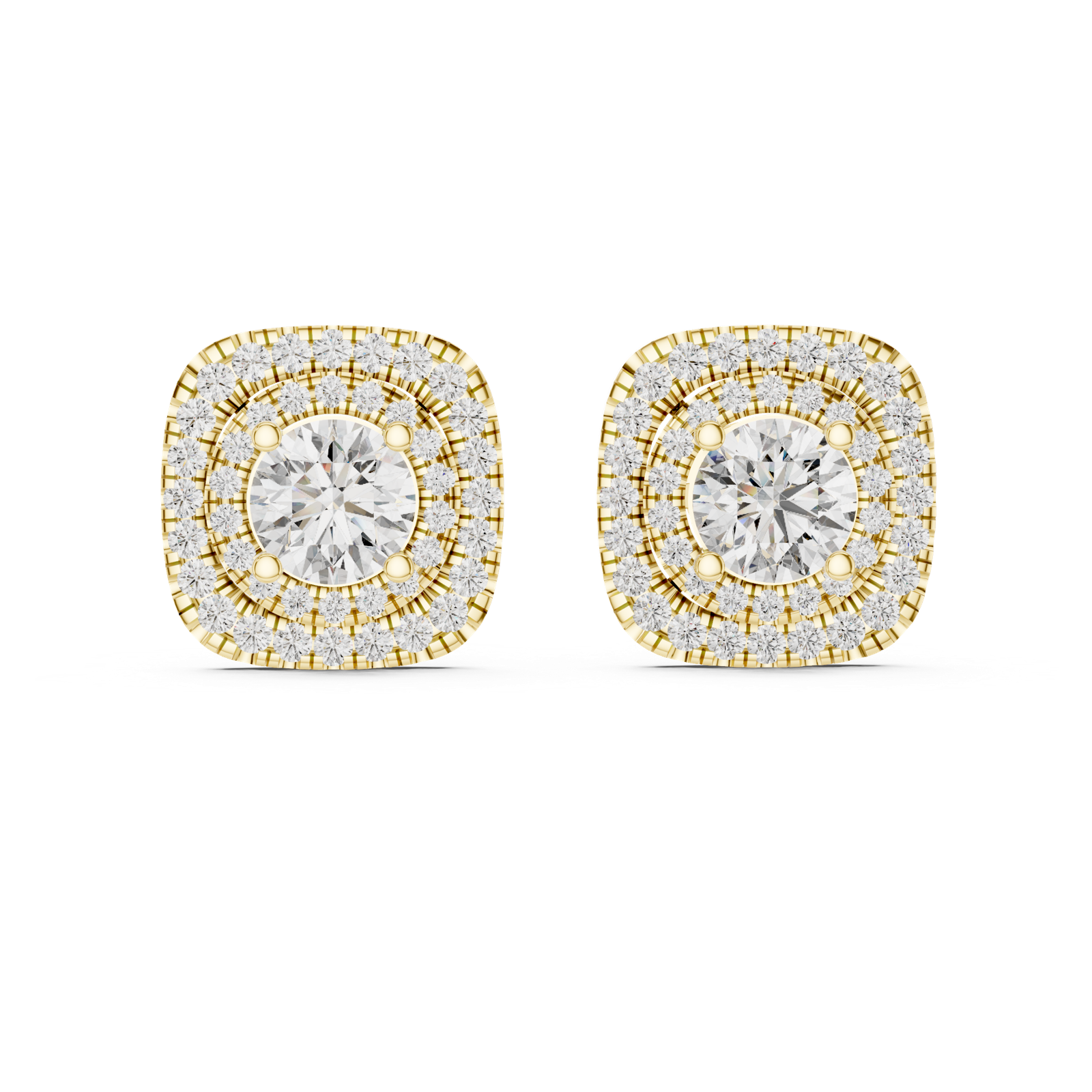 Gold Earrings ER-0010, Yellow Gold