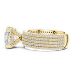 Gold Ring DDLR-1021, Yellow Gold, view 3