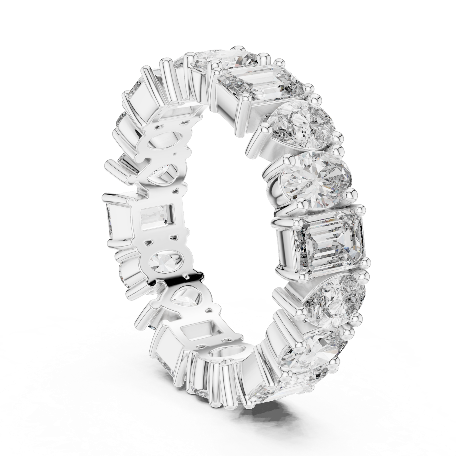 Gold Ring DDLR-239, White Gold