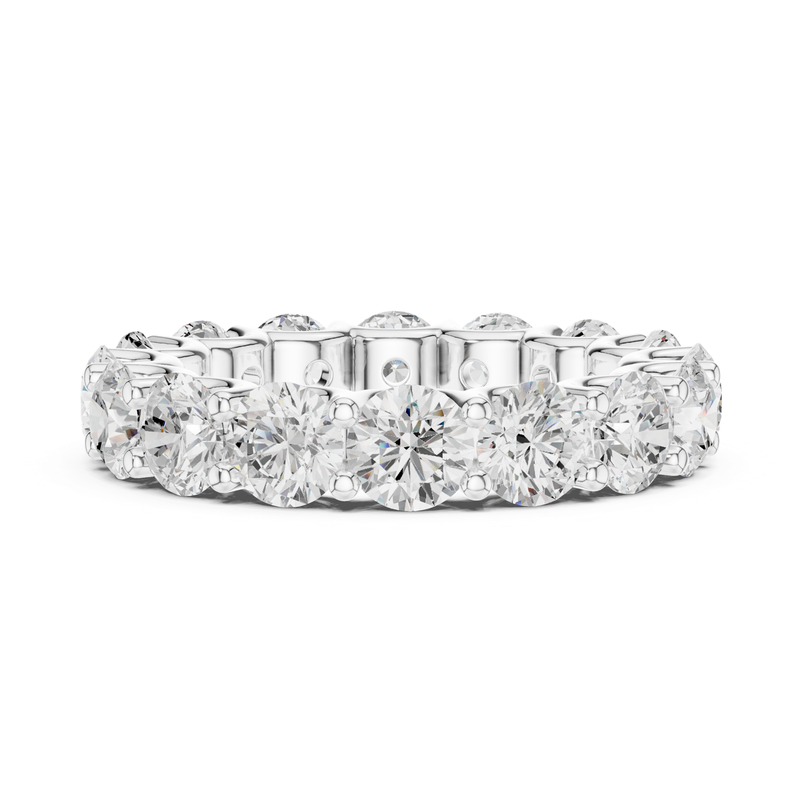 Gold Ring DDLR-660, White Gold, view 3