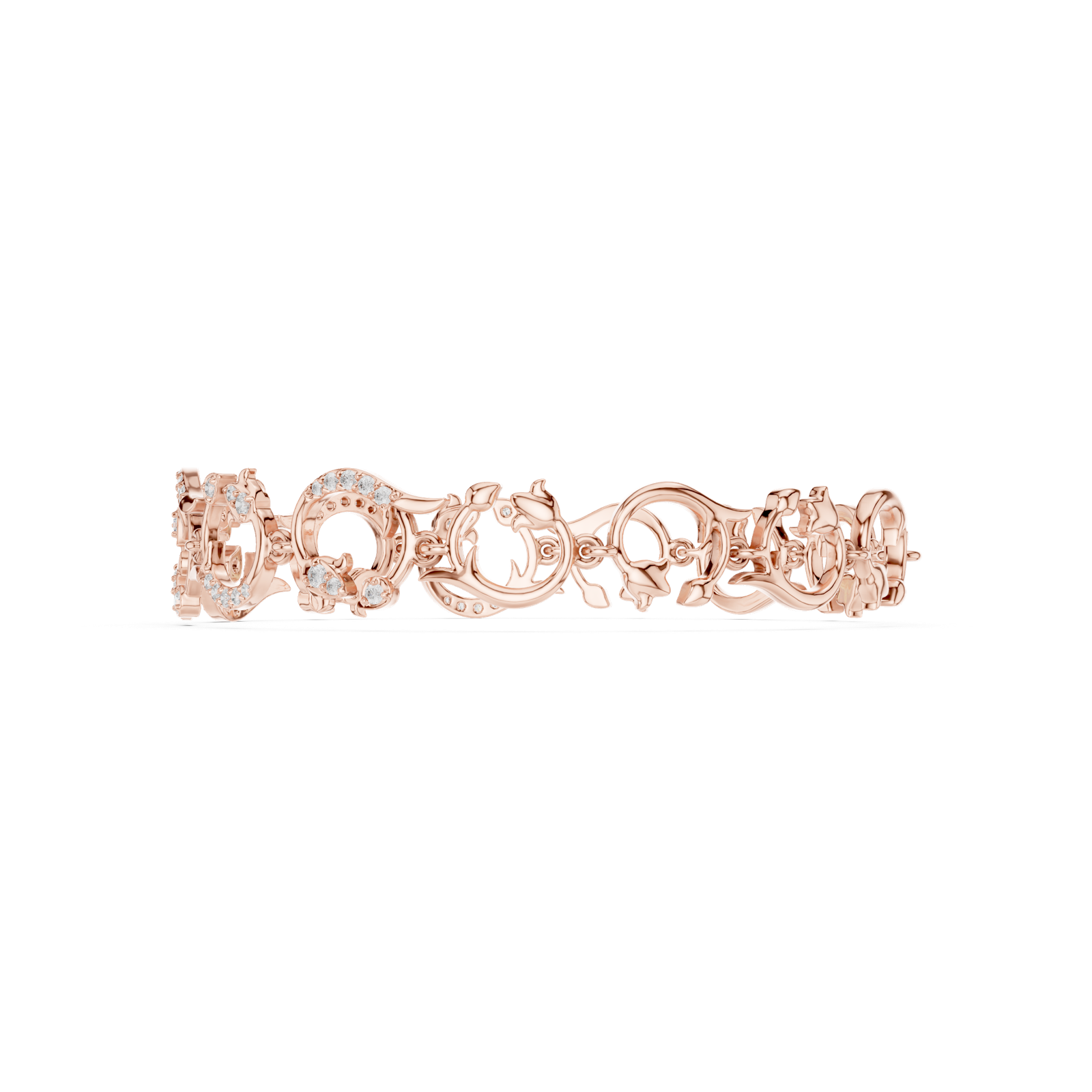Gold Bracelet SBWB (9), Rose Gold, view 3