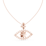 Gold Pendant GPD-0020, Rose Gold, view 4