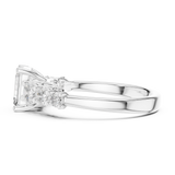Gold Ring DDLR-702, White Gold, view 3