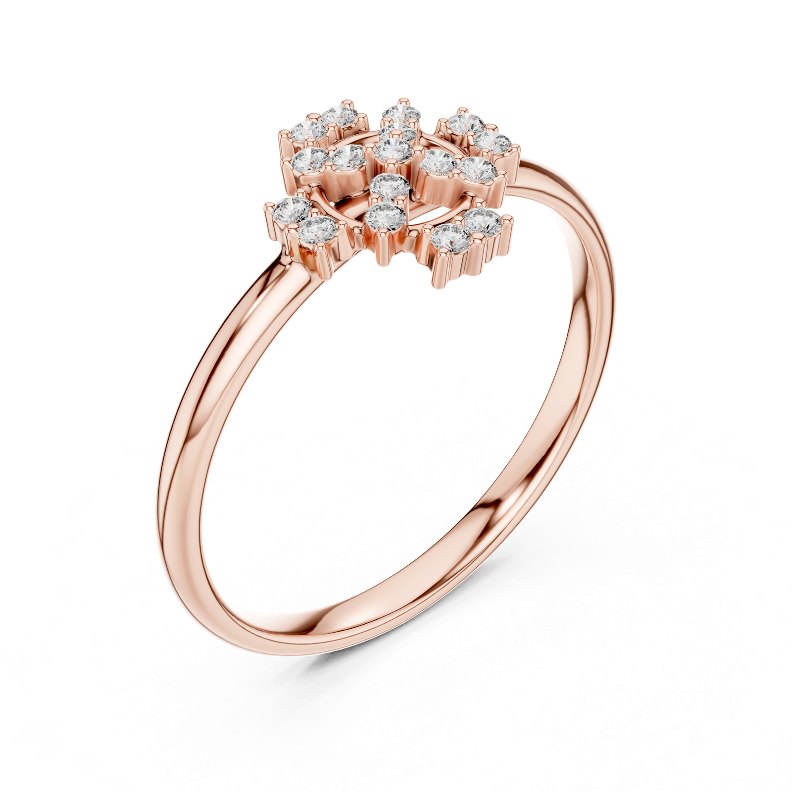 Gold Ring 1 (428), Rose Gold, view 2