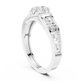 Gold Ring DDLR-825, White Gold, view 1