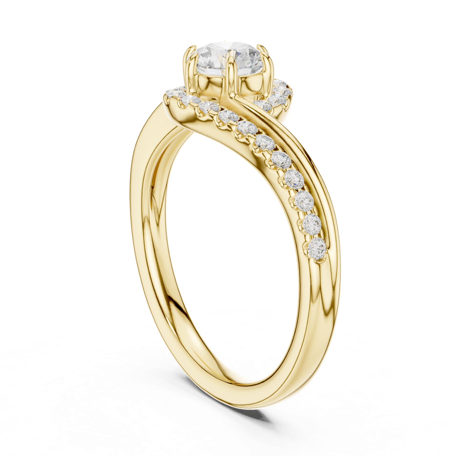 Gold Ring DDLR-594, Yellow Gold