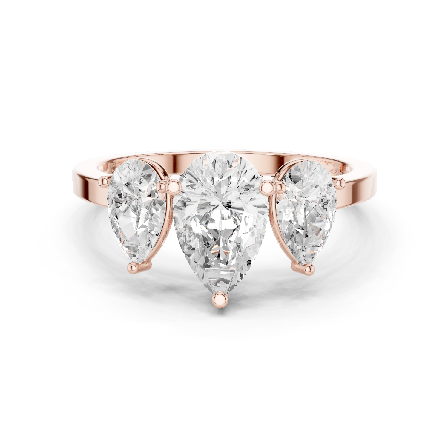 Gold Ring DDLR-1089, Rose Gold