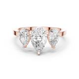 Gold Ring DDLR-1089, Rose Gold