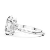 Gold Ring LR-0054, White Gold, view 3