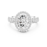 Gold Ring DDLR-414, White Gold