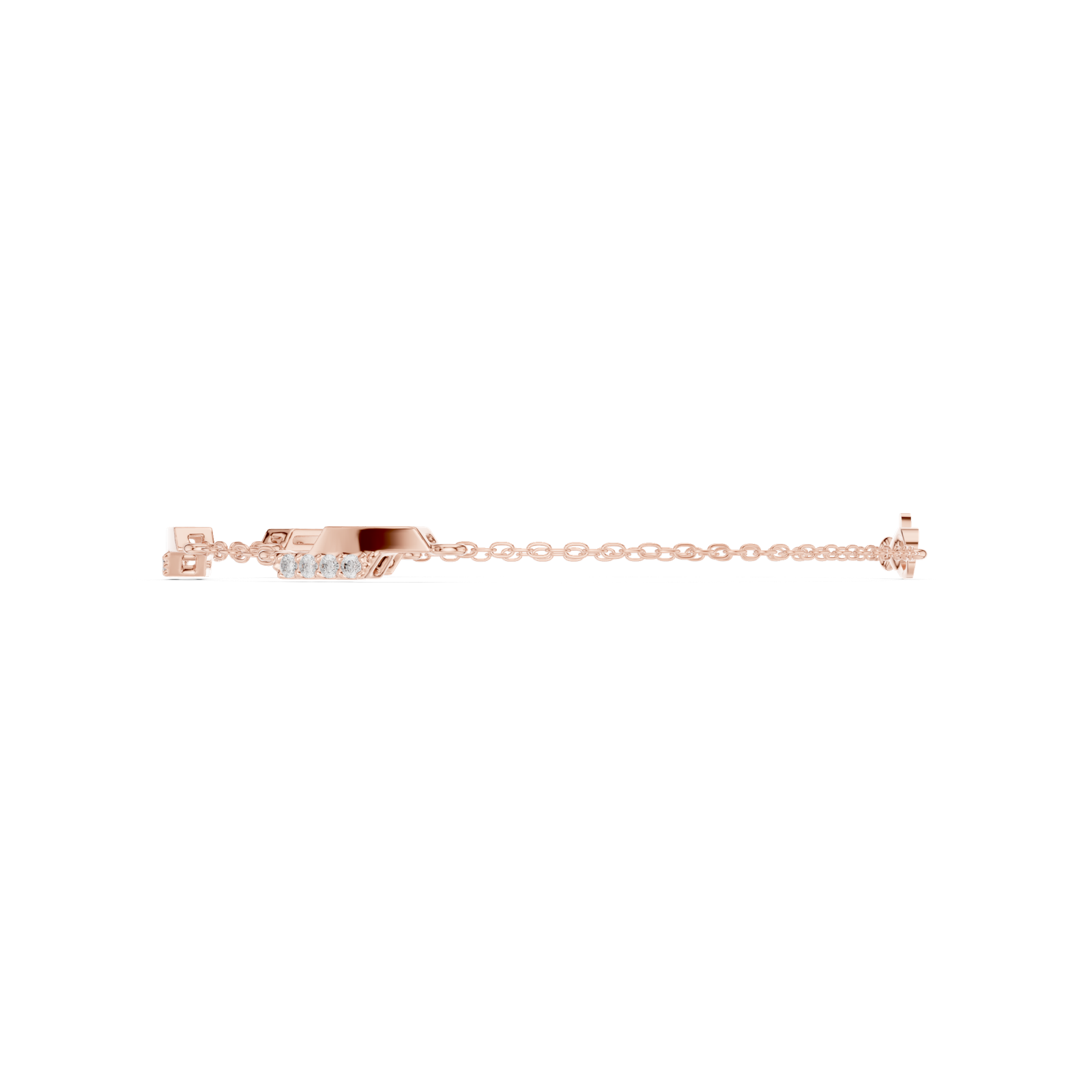 Gold Bracelet SBWB (4), Rose Gold, view 3