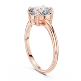 Gold Ring DDLR-808, Rose Gold, view 1
