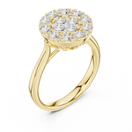 Gold Ring DDLR-781, Yellow Gold, view 2
