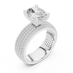 Gold Ring DDLR-261, White Gold, view 2