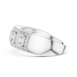 Gold Ring DDLR-450, White Gold, view 3