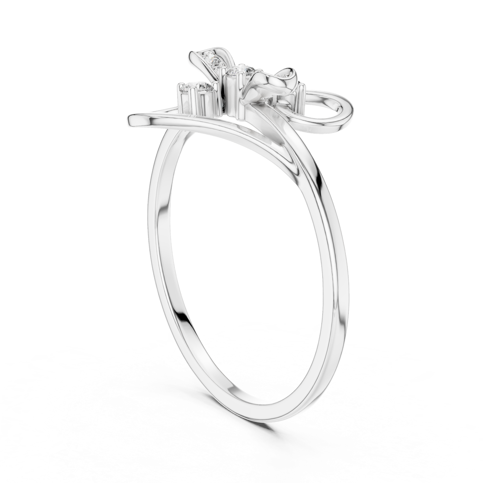 Gold Ring 1 (247), White Gold, view 1
