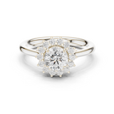 Gold Ring DDLR-673, White Gold