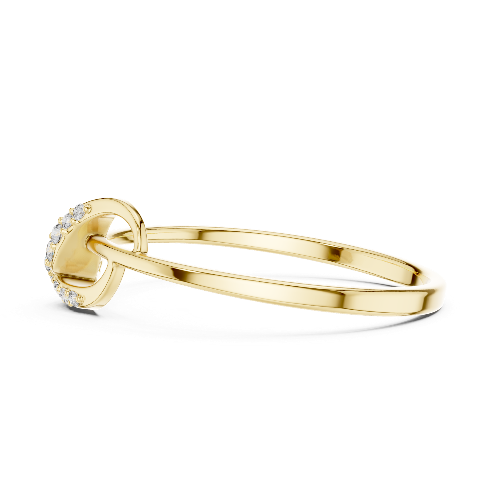 Gold Ring 1 (143), Yellow Gold, view 3