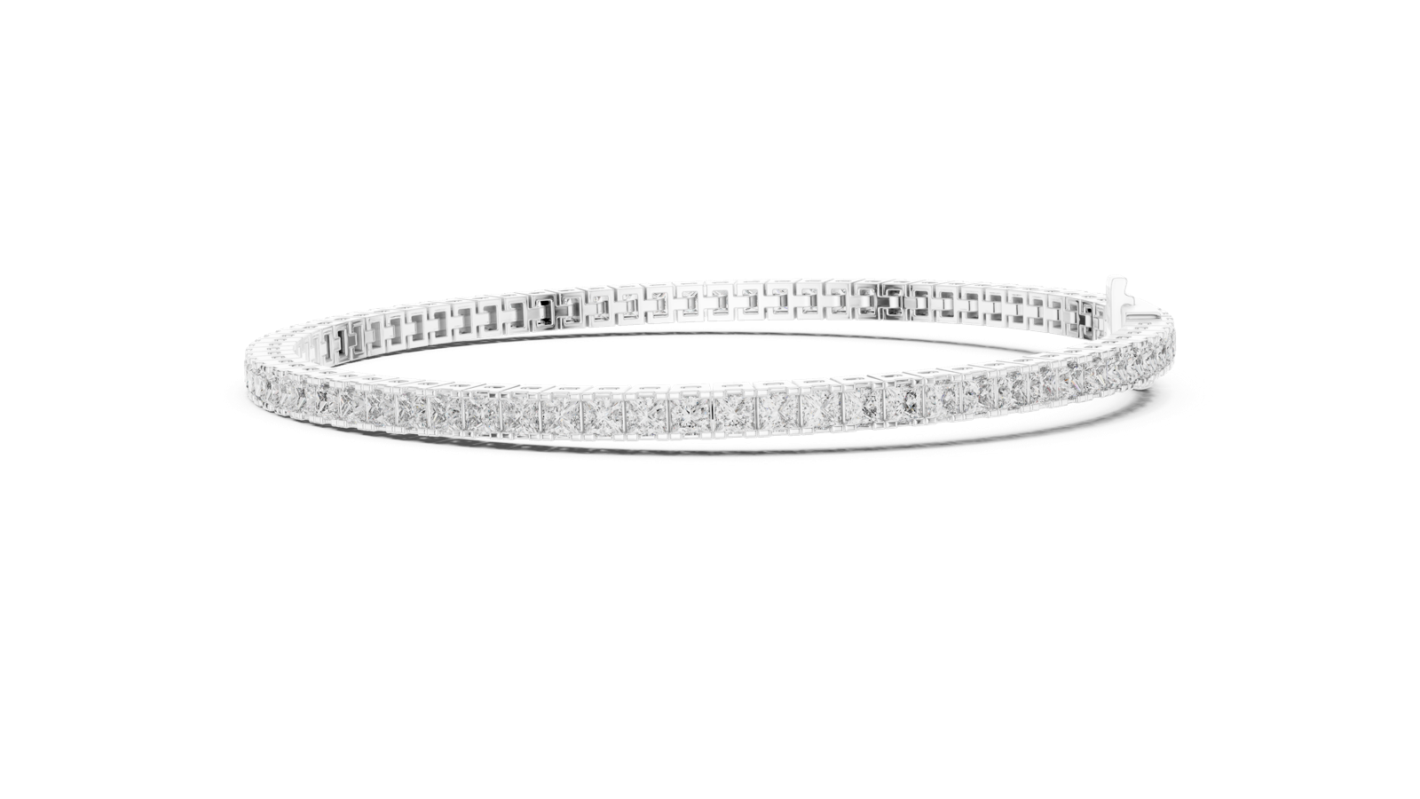 Gold Bracelet 56-CAD, White Gold, view 3