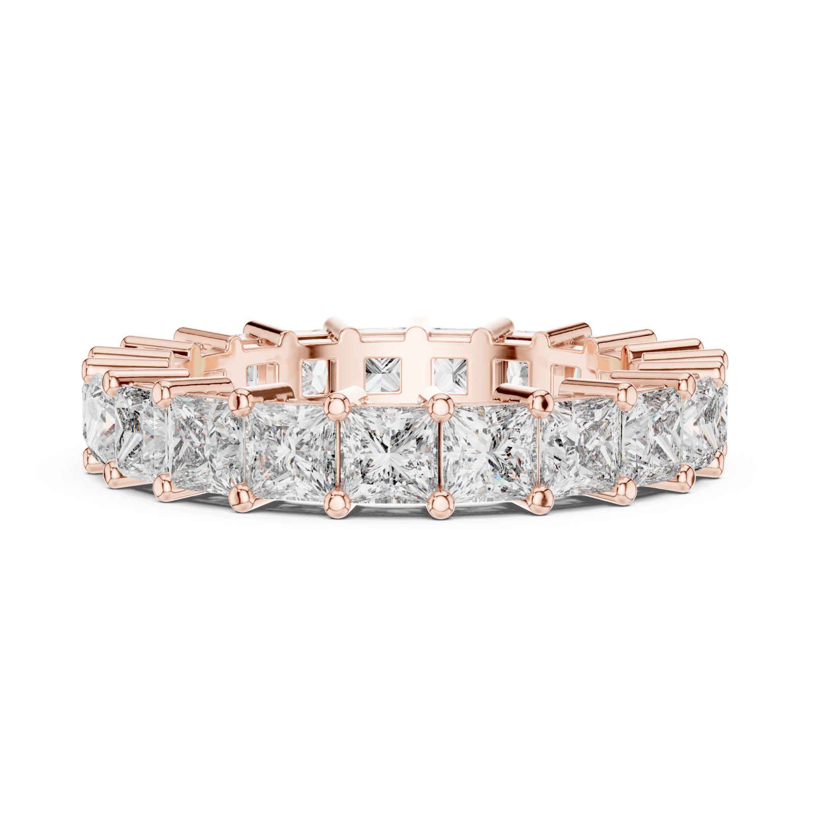 Gold Ring DDLR-204, Rose Gold, view 3