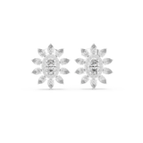 Gold Earrings AGDER-270, White Gold