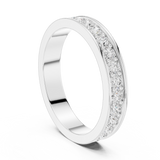 Gold Ring DDLR-1118, White Gold, view 1
