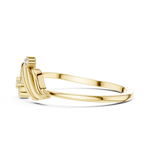 Gold Ring DR-6218, Yellow Gold, view 3