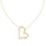 Gold Pendant GPD-0008, Yellow Gold, view 4