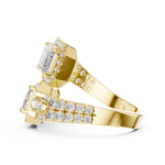 Gold Ring DDLR-014, Yellow Gold, view 3