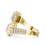 Gold Ring DDLR-014, Yellow Gold, view 3