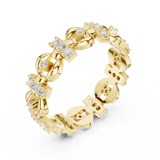 Gold Ring R33, Yellow Gold, view 2