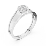 Gold Ring DDLR-825, White Gold, view 2