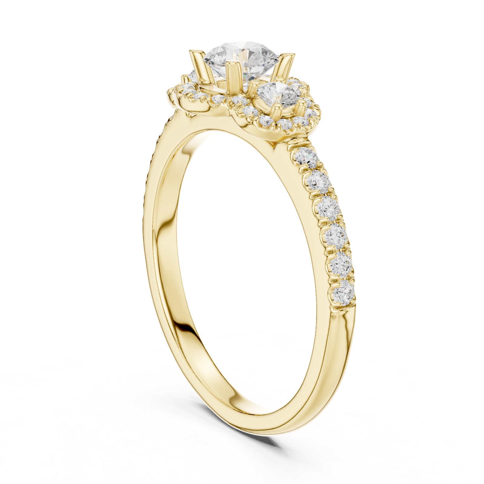Gold Ring LR-0289, Yellow Gold, view 1