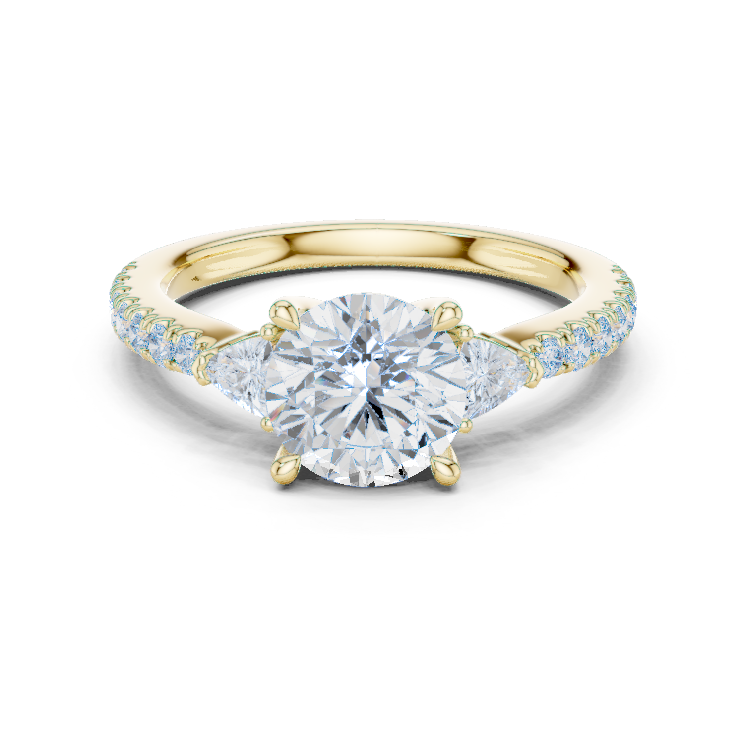 Gold Ring DDLR-897, Yellow Gold
