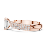 Gold Ring DDLR-1066, Rose Gold, view 3