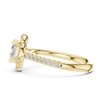 Gold Ring DDLR-535, Yellow Gold, view 3