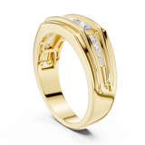Gold Men's Ring GGR-0018, Yellow Gold, view 1