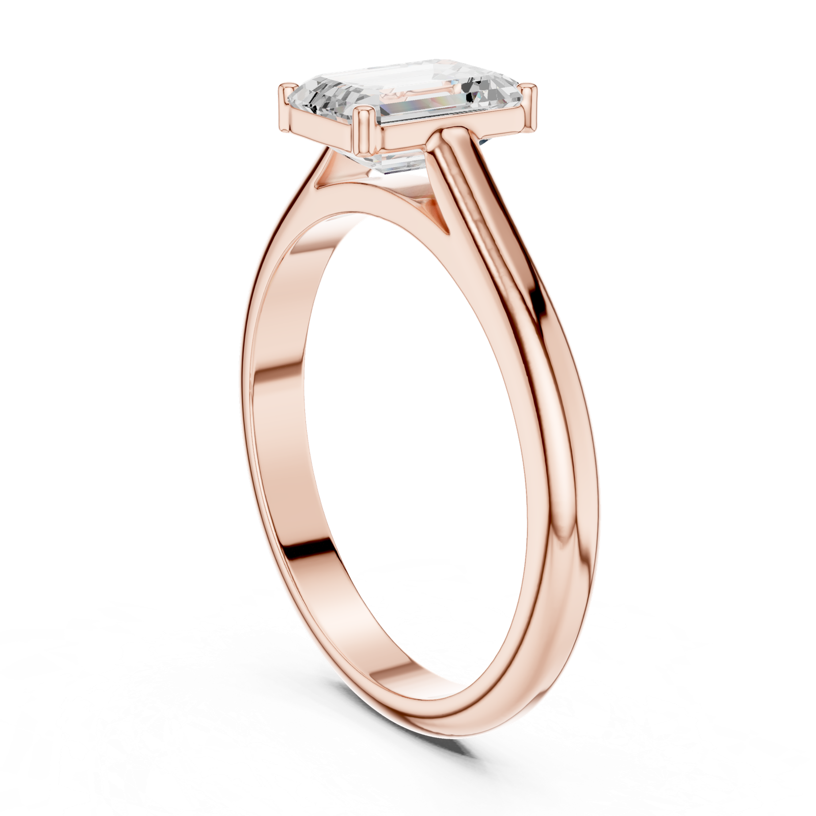 Gold Ring DDLR-1077, Rose Gold, view 1