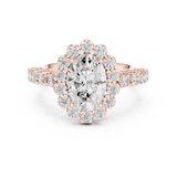 Gold Ring DDLR-365, Rose Gold, view 4