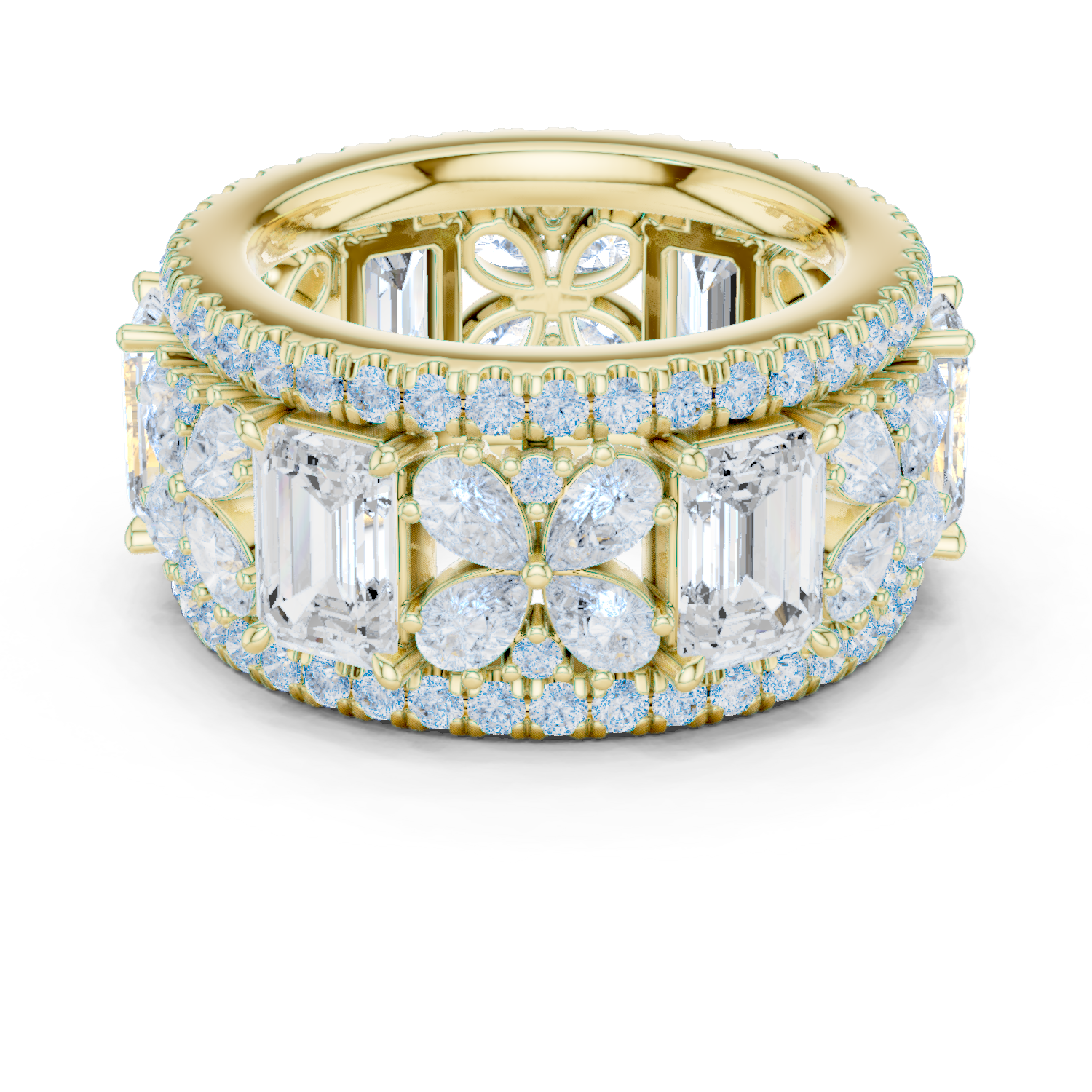 Gold Ring DDLR-305, Yellow Gold