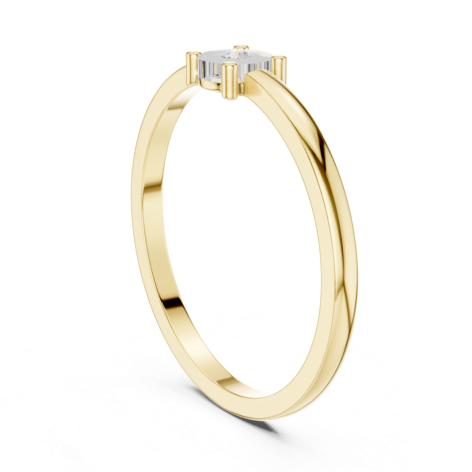 Gold Ring DDLR-413, Yellow Gold