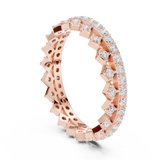 Gold Ring R41, Rose Gold, view 1
