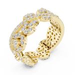 Gold Ring r45, Yellow Gold, view 2