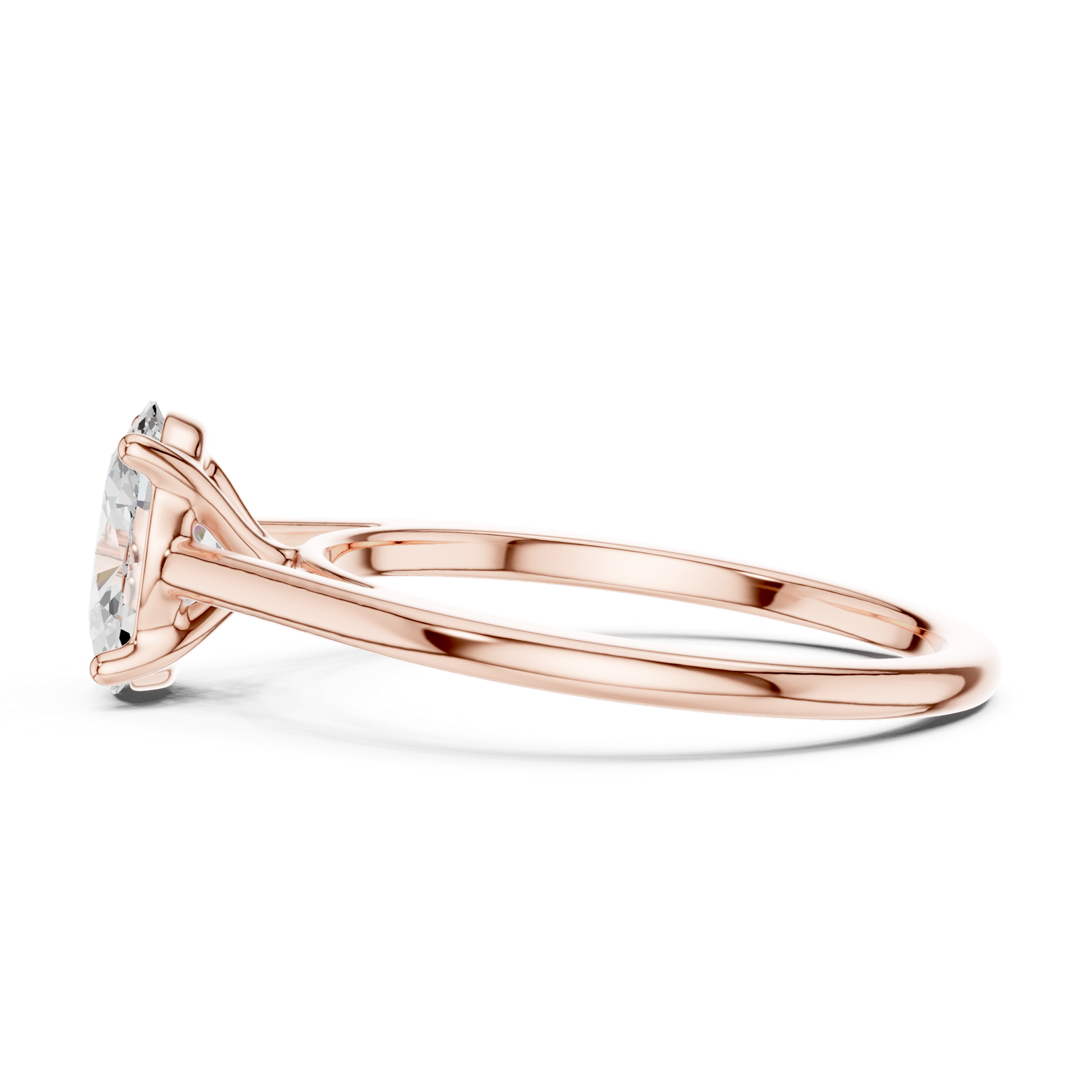 Gold Ring SBWR(19), Rose Gold, view 3