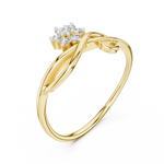 Gold Ring 12-10029@L, Yellow Gold, view 2