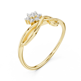 Gold Ring 12-10029@L, Yellow Gold, view 2